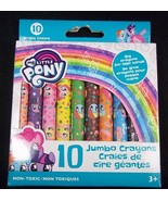 My Little Pony 10 jumbo boxed crayons New - £3.14 GBP