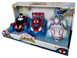  Marvel Spidey Amazing Friends Weebbed Wheelies 3-Pack  Disney Junior - £20.99 GBP