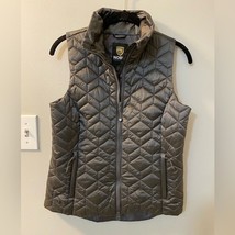 Noble Equestrian XS grey quilted riding vest excellent condition - $28.05