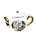 Thomas Kinkade Home is Where Heart Is Ceramic Tea Pot - $31.68