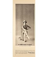 SUPP-HOSE - No Visible Means of Support Stockings - 1962 Vintage Print Ad - $181.63 MXN