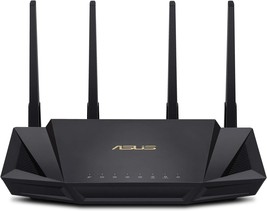 Asus Wifi 6 Router (Rt-Ax3000) - Dual Band Gigabit Wireless, Mimo, Ofdma. - $168.95