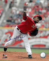Edinson Volquez Signed Cincinnati Reds MLB 8x10 Photo COA - £12.78 GBP
