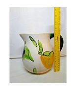 Vigor Ceramic Fruit Pitcher Grapes, Apple &amp; Pear Large 8&quot; tall Vase - $12.11 CAD