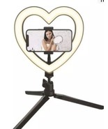 Heart Ring Light 8 Inch 3 Color Temperature Damaged Box - £9.74 GBP