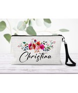 Personalized Zipper Pouch, Custom Makeup Bag, Bridesmaid Gifts, Personal... - £12.50 GBP