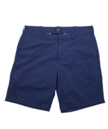 J Crew Shorts Mens 34 Blue Stretch Chino Flat Front 9&quot; Inseam Golf Preppy - $391.19 MXN