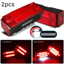 Rear Led Submersible Trailer Tail Light Kit For Boat Marker Truck Waterp... - £34.92 GBP