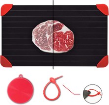 Defrosting Tray For Frozen Meat Large Size Defroster Plate Thaw By Miracle - $39.92