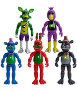 5 pcs Five Nights At Freddy&#39;s FNAF SET Action Figure Xmas ChristmasToy 2021 - £32.80 GBP