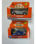 Set of 2 Vintage Matchbox Cars: Silver 1999 Porsche Boxster #5 &amp; Hydropl... - £10.38 GBP