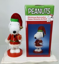 Kurt S. Adler 10" Peanuts Snoopy in Red Santa Suit Christmas Nutcracker - $36.46