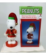 Kurt S. Adler 10&quot; Peanuts Snoopy in Red Santa Suit Christmas Nutcracker - £28.67 GBP