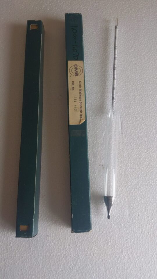 Vintage CMS CM8 Curtin Matheson Scientific Inc. Specific Gravity 1.000 -... - $19.73