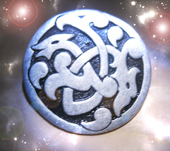 HAUNTED ANTIQUE NECKLACE DRAGON DESCENDENT WEALTH LUCK SUCCESS MAGICK OOAK  image 2