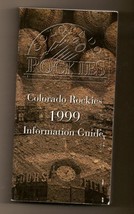 1999 Colorado Rockies Media Guide MLB Baseball - $24.04