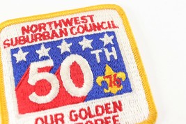 Vintage 1976 Northwest Suburban Golden Jamboree 50th Boy Scout BSA Camp Patch - £9.19 GBP