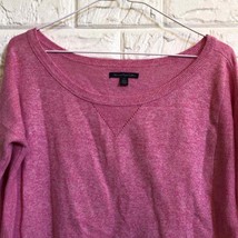 American Eagle Outfitters heathered hot pink high low sweater size S - $12.62