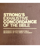 1970s Strong&#39;s Exhaustive Concordance Of The Bible Dictionary Hebrew Gre... - $84.18 CAD