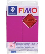 Fimo Leather Effect Polymer Clay 2oz - Berry - $20.07 CAD
