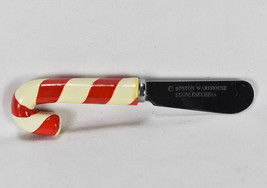 Candy Cane Christmas Butter Cheese Spreader Boston Warehouse - £8.69 GBP