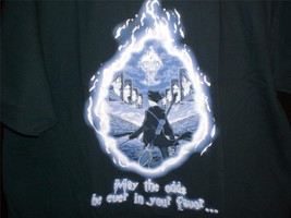 TeeFury Harry Potter LARGE Shirt &quot;The Potter Games&quot; Mash Up BLACK - £10.97 GBP