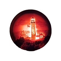 Vintage Collectible Lighthouse Night Light Saint Simons Island Georgia 6.5&quot; - $22.99