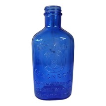 7” Antique 1906 Cobalt Blue Phillips Milk of Magnesia Glass Medicine Bottle - £16.47 GBP