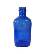 7” Antique 1906 Cobalt Blue Phillips Milk of Magnesia Glass Medicine Bottle - £16.46 GBP