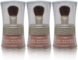 L'Oreal Bare Naturale Gentle Mineral Eye Shadow #406 Bare Gold (Qty, of 3 Jars a - $29.39