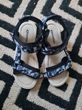 Superga Blue Multicolored Sandals Size 34 - £21.58 GBP