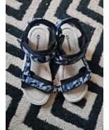 Superga Blue Multicolored Sandals Size 34 - £21.17 GBP