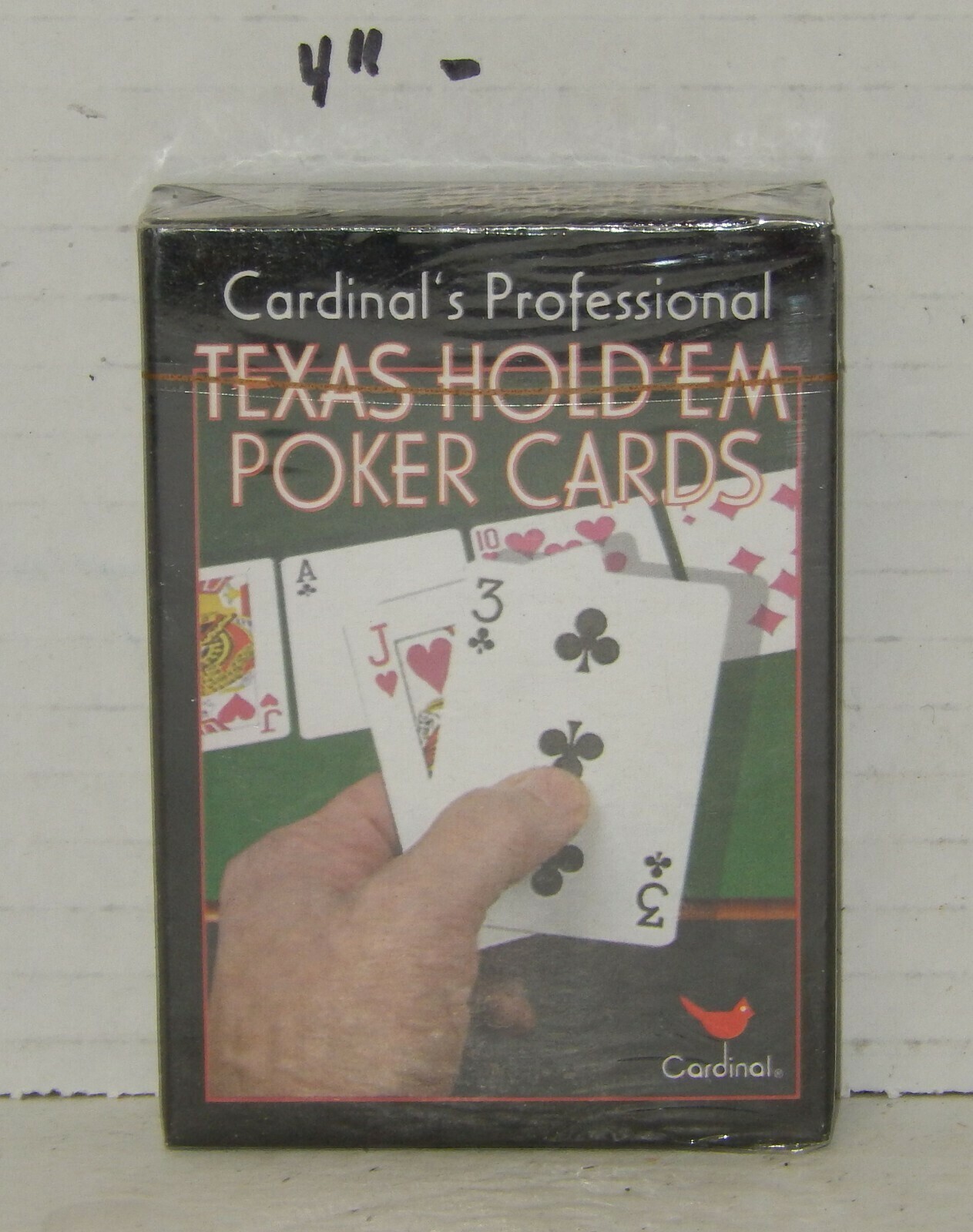 Cardinal&#39;s Professional Texas Hold&#39;em Poker Deck of Playing Cards New - $9.85