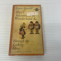 Alice&#39;s Adventures in Wonderland and Through The Looking Glass Paperback Book - £10.99 GBP