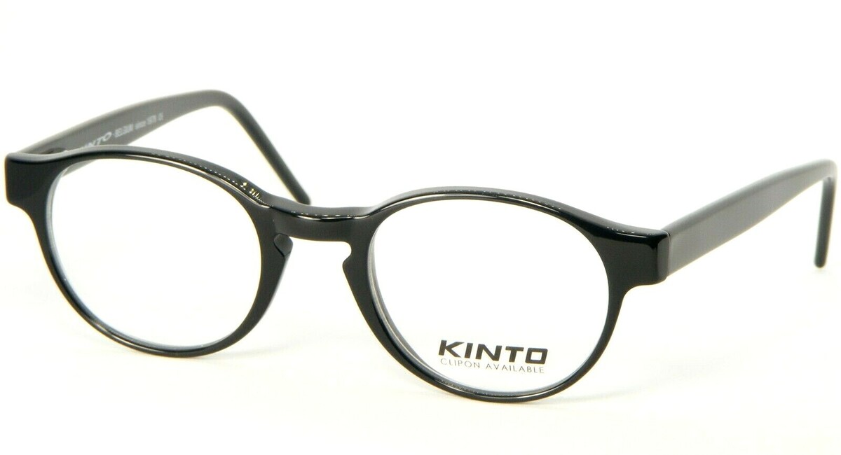 Neuf KINTO 9746K 090 Noir Brillant Lunettes Belgique Depuis 1978 45-20-142 - $100.95