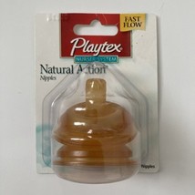 (1) Playtex Nurser System Natural Action 2 Latex Nipples Fast Flow Disco... - £42.04 GBP