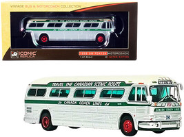 1959 GM PD4104 Motorcoach Bus &quot;Hamilton&quot; &quot;Canada Coach Lines&quot; Silver and Crea... - £40.86 GBP