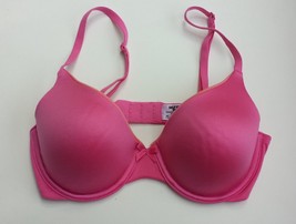 Maidenform Self Expressions Bra 34C Hot Pink Adjustable Straps Bow Detail - $12.86