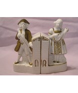 Vintage Japan Colonial Man and Woman Bookends - $204.63 MXN
