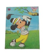 Whitman Disney Mickey Mouse Vintage Golfing 100 Piece Puzzle Its A Birdi... - £11.66 GBP