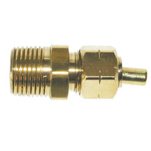 Everbilt LFA-122 3/8 in. OD Compression x 1/4 in. MIP Brass Adapter Fitting - $19.99