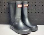 Hunter Kids First Classic Nebular Gray Mid-Calf Rain Boots Kids Size 9 U... - $19.79