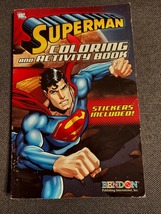 Superman Coloring and Activity Book, Stickers Included, 2010 edition, DC... - $16.00