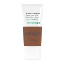 Neutrogena Clear Coverage Flawless Matte CC Cream, Cinnamon, 1 oz.. - £23.48 GBP