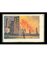 Vintage Hearst Postcard 1906 San Francisco Earthquake Flames Market Street - $12.86