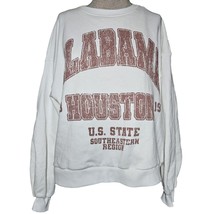 Crop Oversize Alabama Sweatshirt Size Medium  - £19.55 GBP