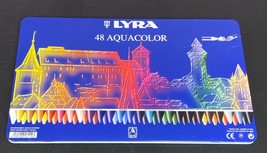 LYRA Aquacolor Water-Soluble Pastels Crayons Watercolor 48 New Open box ... - $54.45