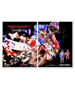 Print Ad Troy Lee Designs Cole Seely 2013 2-Page Motocross Advertisement - $12.30