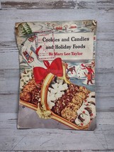 Vintage Cookies &amp; Candies &amp; Holiday Foods Mary Lee Taylor Cookbook w/ Sego Stamp - £13.30 GBP