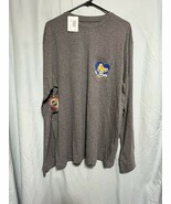 Champion St Louis Blues Long Sleeve Tee Gray NHL NWT Size XL - $454.78 MXN